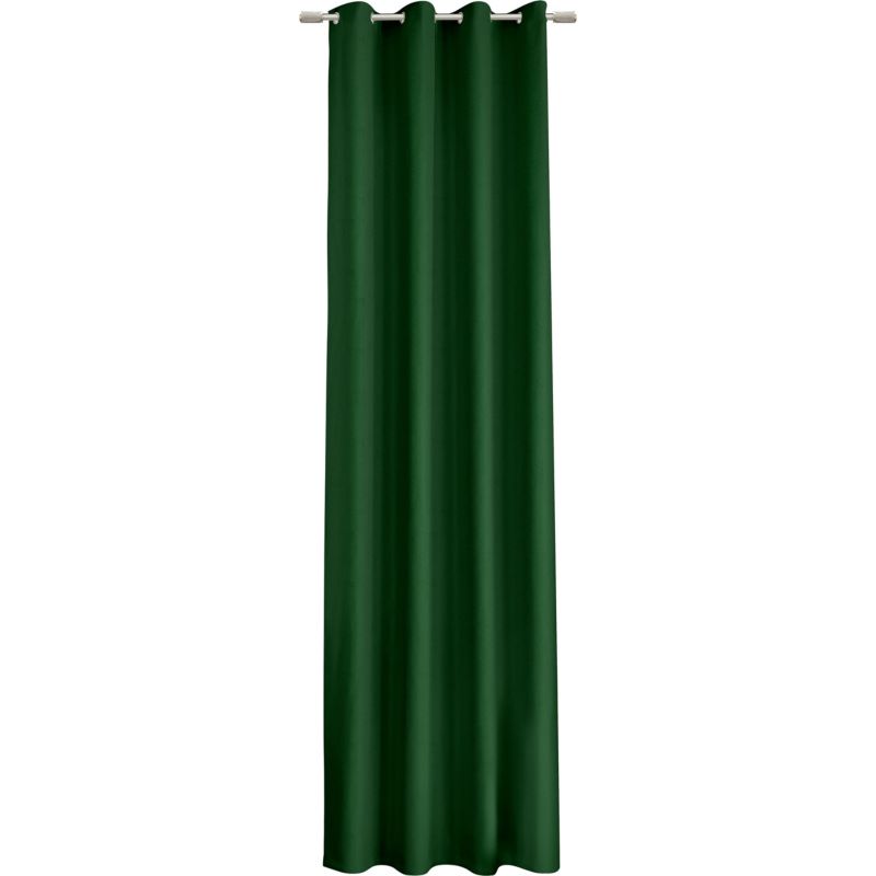 Zasłona welurowa KOWALSKI Velvet Bloom 140x250 cm butelkowa zieleń 1 szt