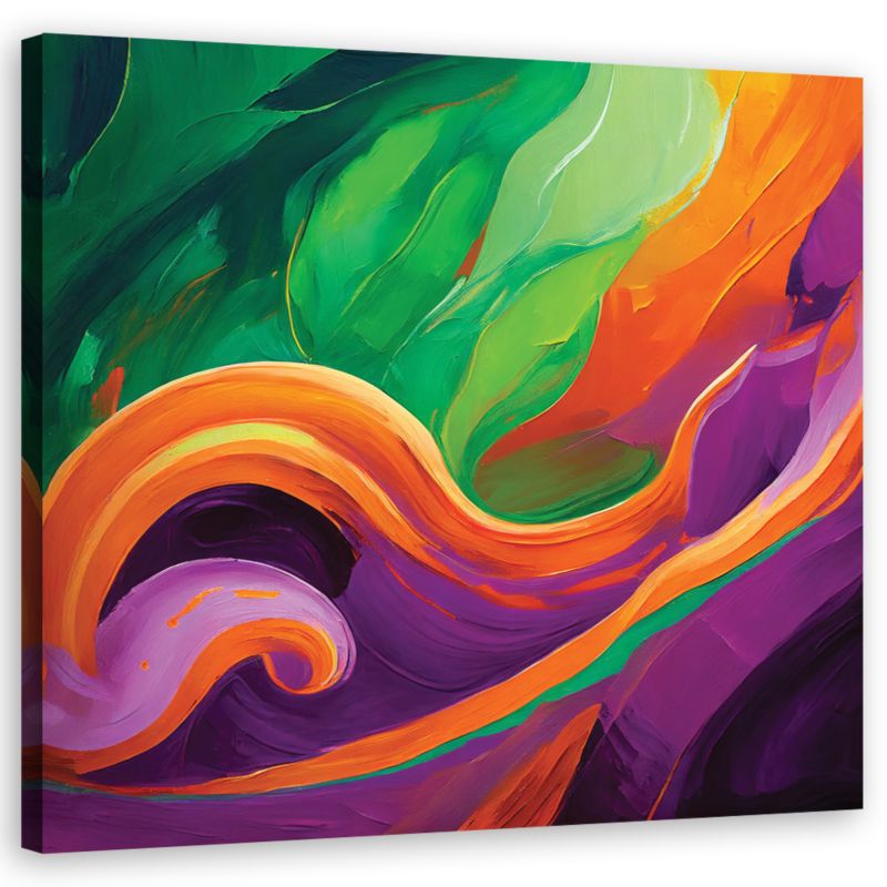 Obraz do salonu Feeby Kolorowa Abstrakcja 50x50cm 1szt