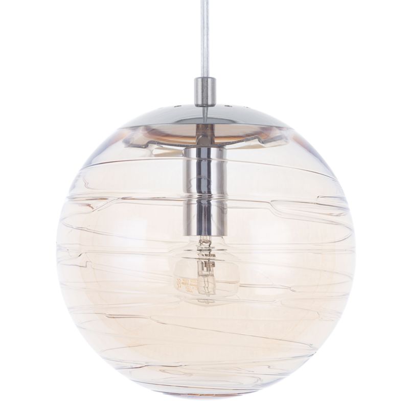 Lampa wisząca Mirna Szkło Złoty 1 szt.