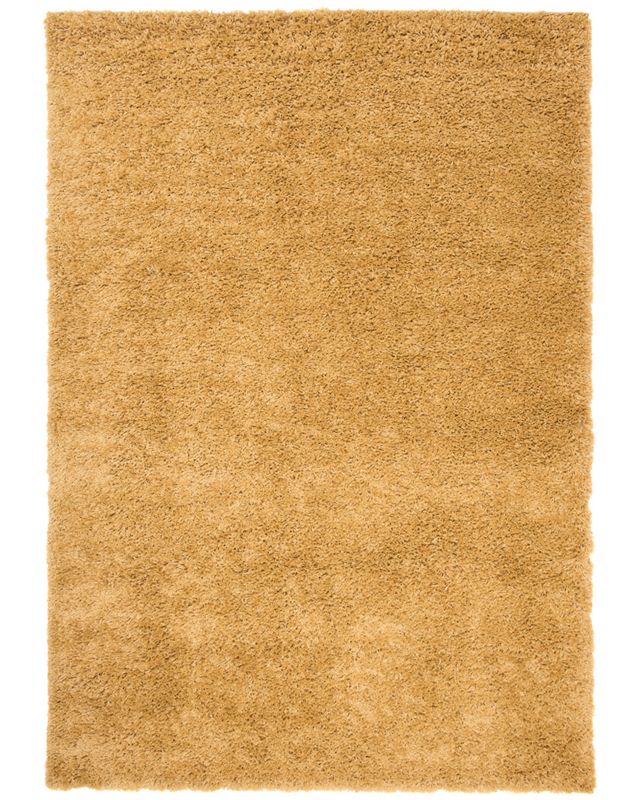 Dywan Shaggy 160x220cm Unito Giallo Mazovia - puszysty, wysokie runo, żółty, 1szt.