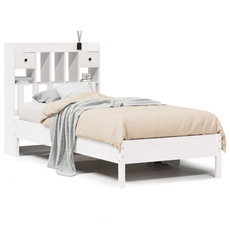 Rama łóżka WaszeMeble 90x190 cm Biały sosna WM-3322931 1 szt.
