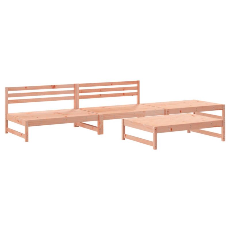 Zestaw mebli ogrodowych WaszeMeble 4-cz. z drewna brązowy WM-3186597 1 kpl