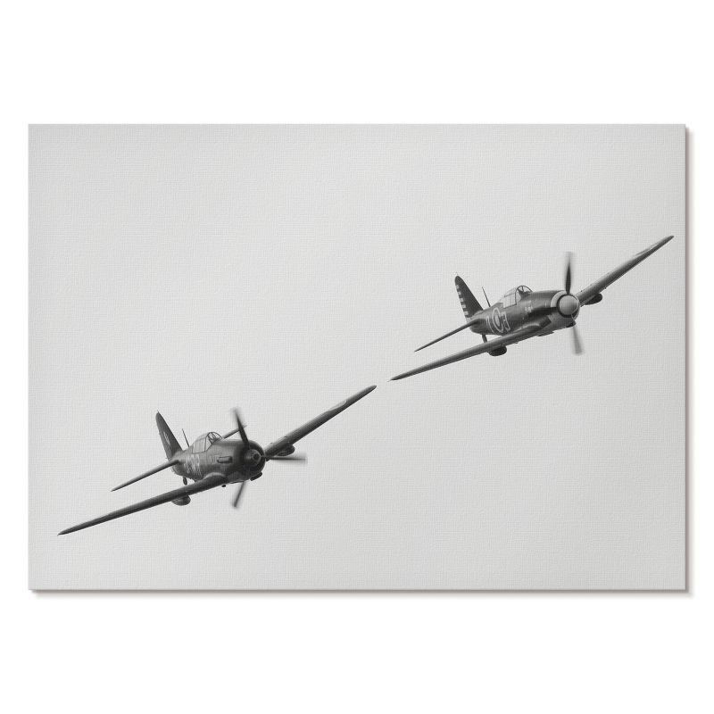 Obraz Plakat Canvas Tulup 59,4x42 cm (A2) Czarne samoloty Do biura, salonu, 1 szt.
