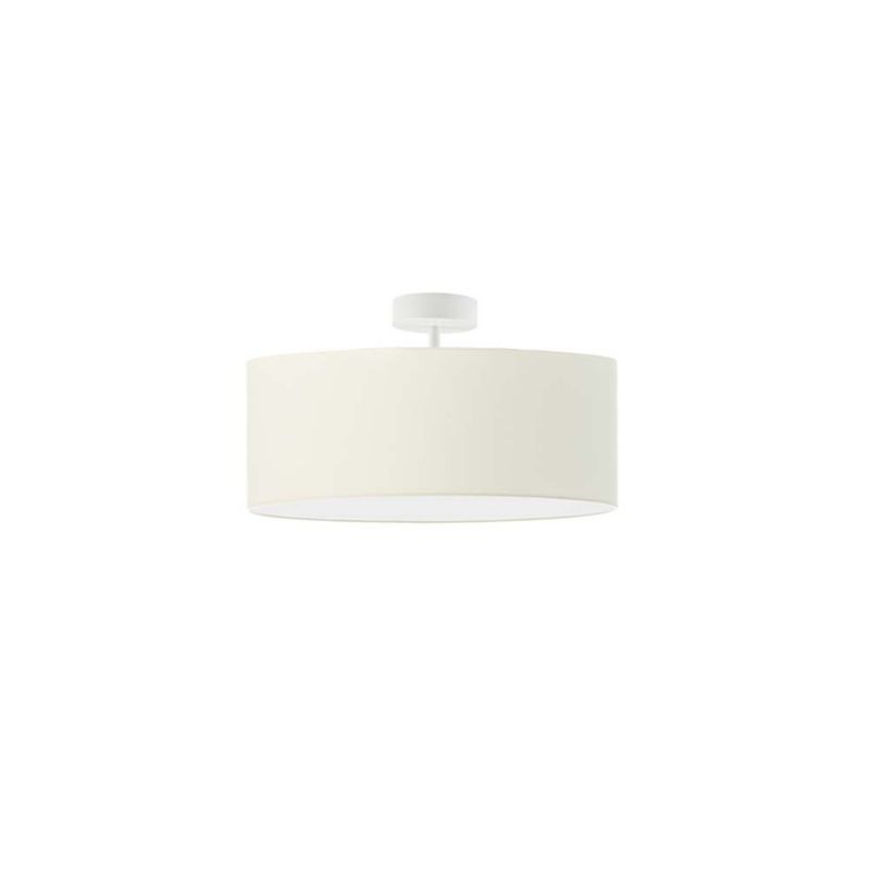 Lampa wisząca Volta Light Factory żyrandol plafon z abażurem stożek Ecru BLUES 30cm 1szt.