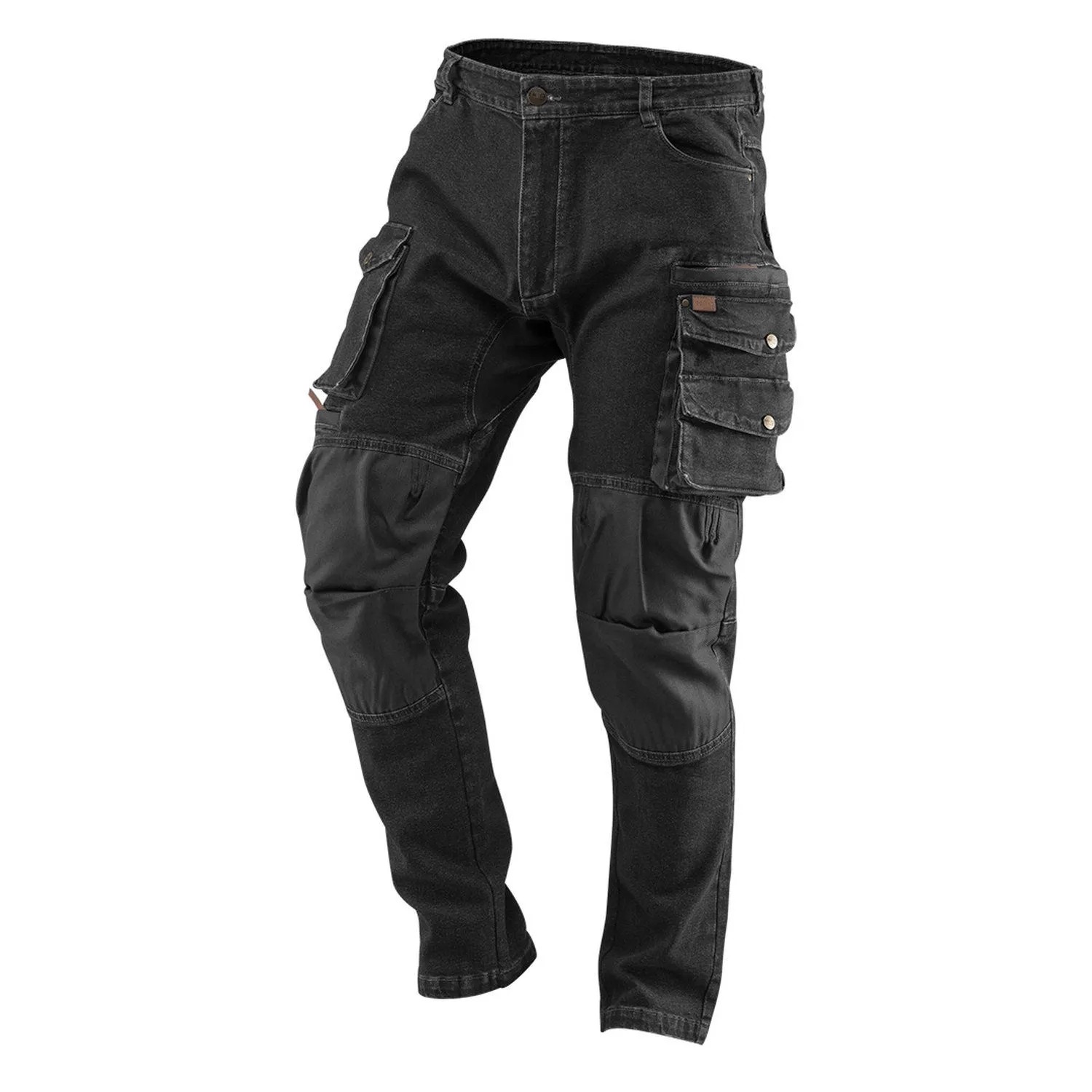 Neo Tools Spodnie robocze DENIM czarne, roz. XXL