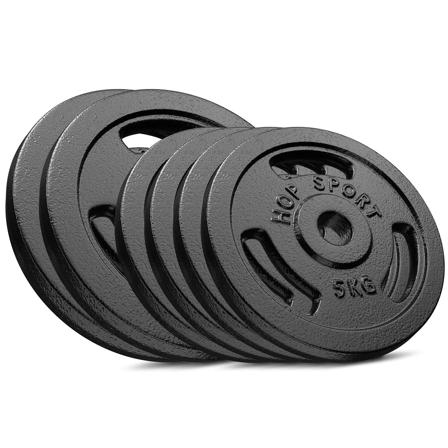 Ensemble de disques de poids en fonte 40 kg 2 x 10 kg; 4 x 5 kg