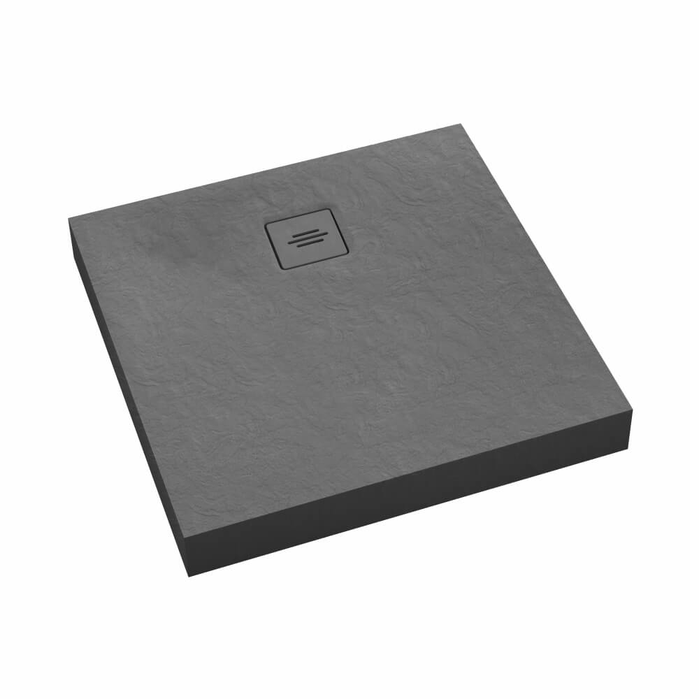 Schedline NonLimits Grey Stone brodzik kwadratowy 90x90 cm szary 3ST.N2K-9090/S/ST-M1/S/ST