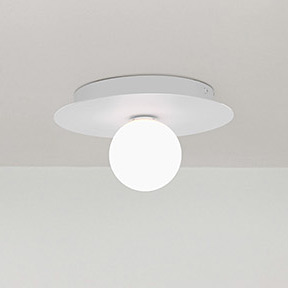 Kaja Robin lampa podsufitowa 1x10 W biała K-5433