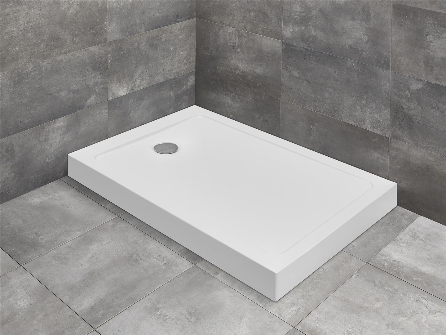 Radaway Doros F Compact brodzik 140x80 cm prostokątny biały SDRFP1480-05