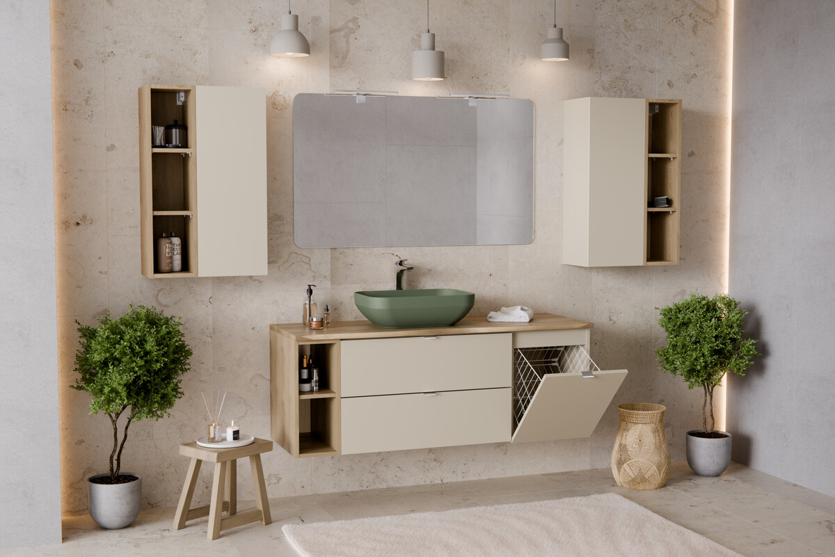 Comad Dalia Cashmere szafka pod blat 20x50 cm dąb CREMONA UN 81-20-44 - Wysyłka w 24h