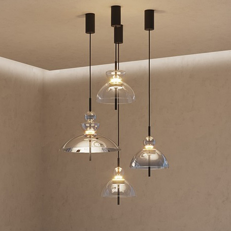 Maytoni Bangkok lampa wisząca 1x12 W czarna MOD185PL-L6B3K2