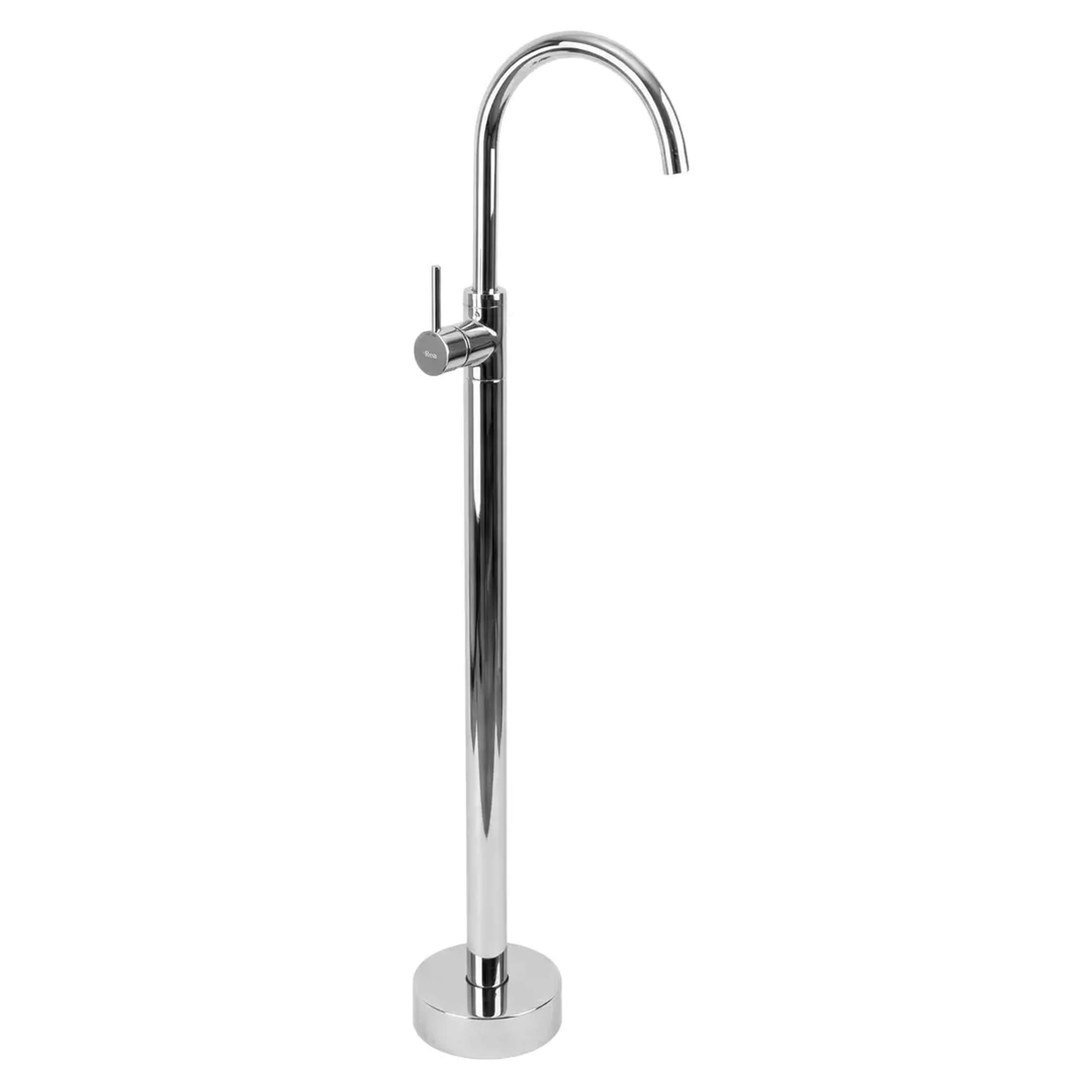 Rea Lungo bateria umywalkowa podłogowa chrom REA-B4306