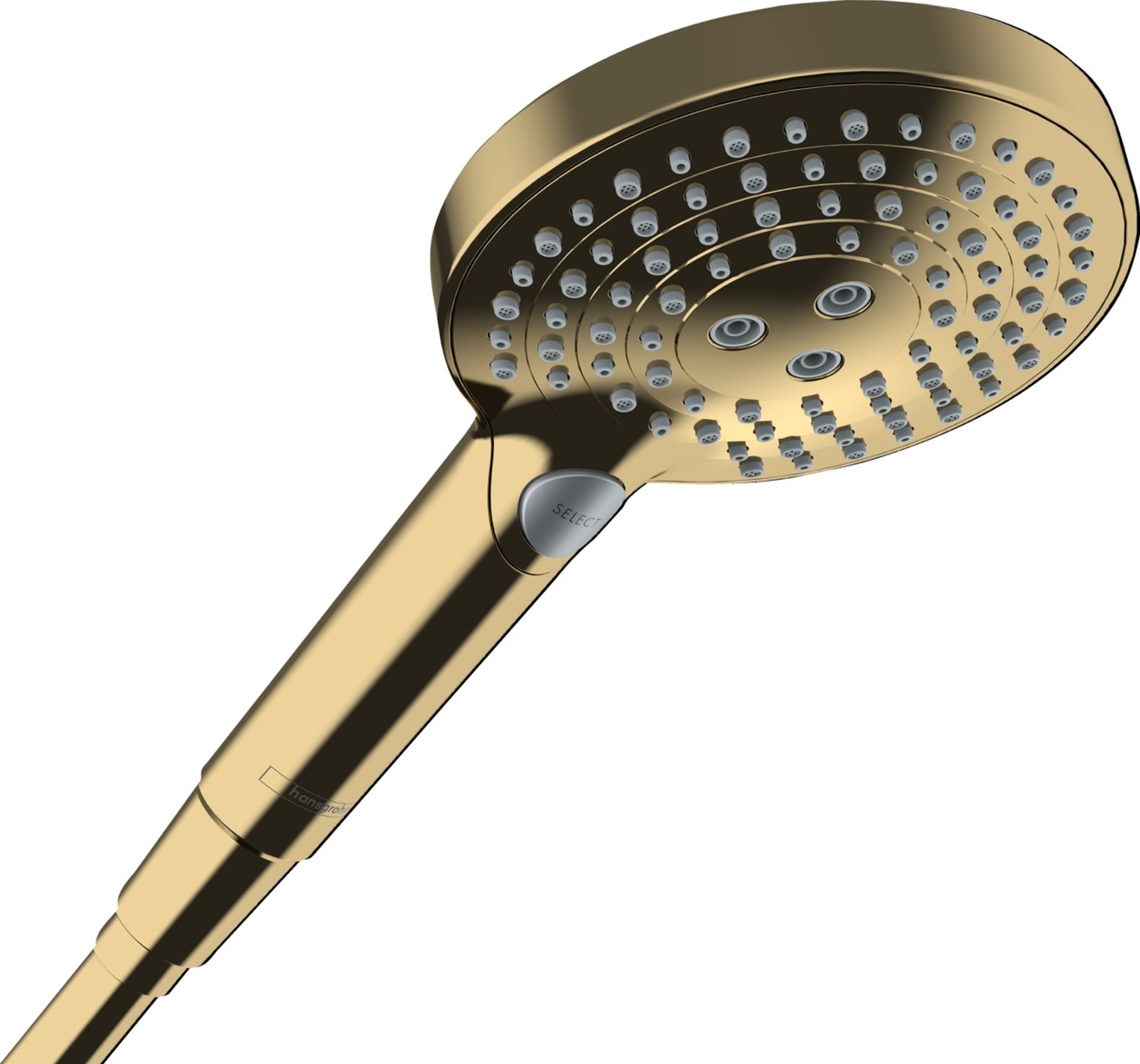 Hansgrohe Raindance Select S słuchawka prysznicowa złoty optyczny polerowany 26014990