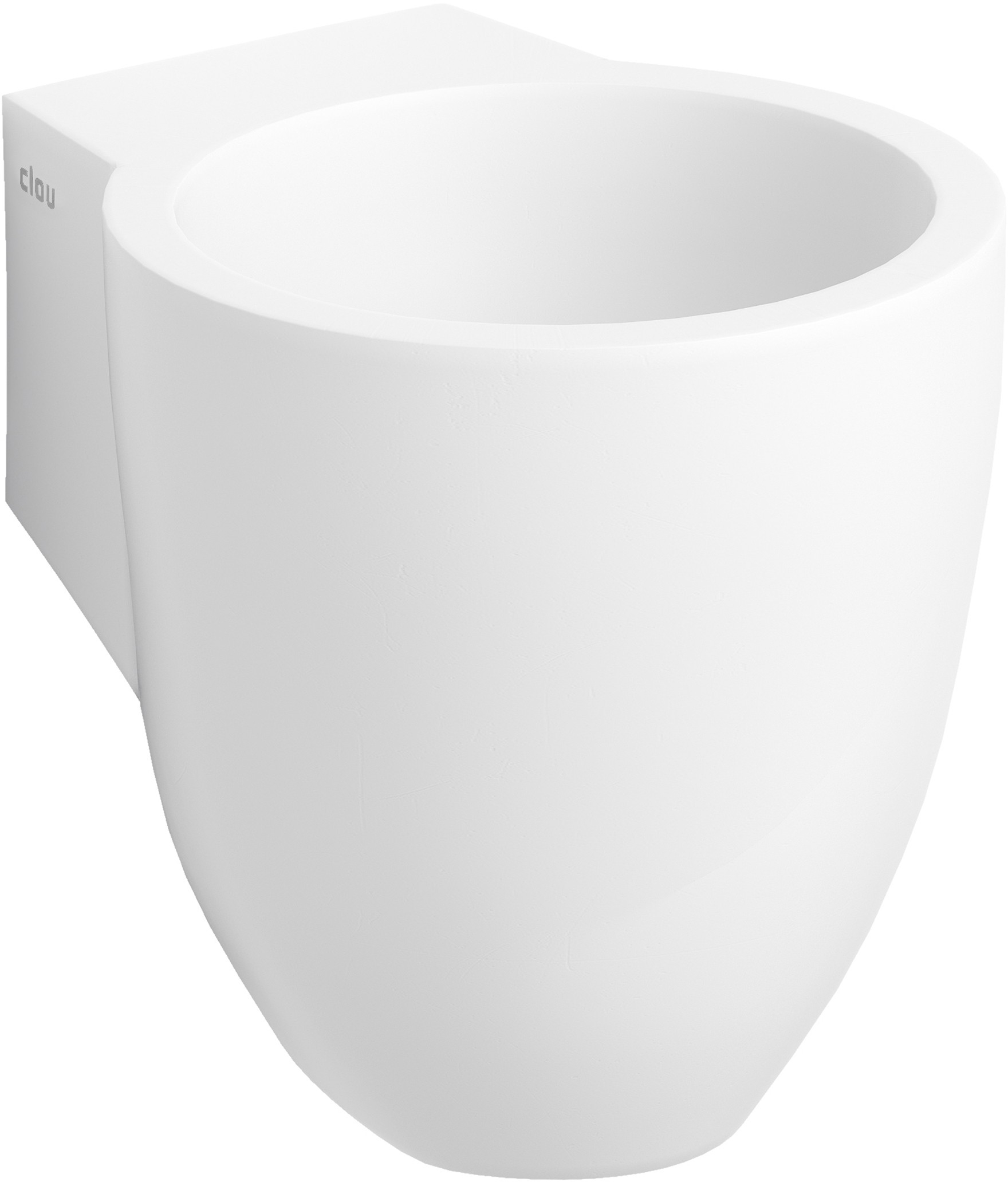 Clou Flush umywalka 31,5x27 cm okrągła ścienna biała CL/03.13061