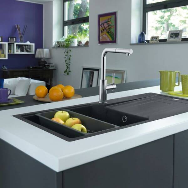 Franke Urban 2.0 L pull-out bateria kuchenna stojąca chrom 115.0755.340