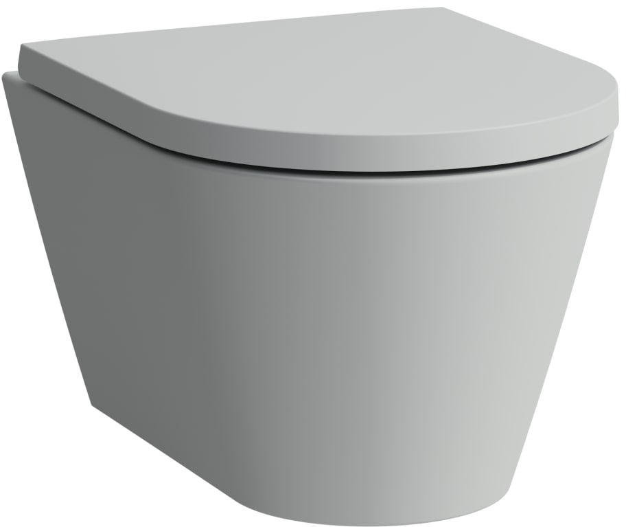 Laufen Kartell miska WC wisząca bez kołnierza szary mat H8203337590001
