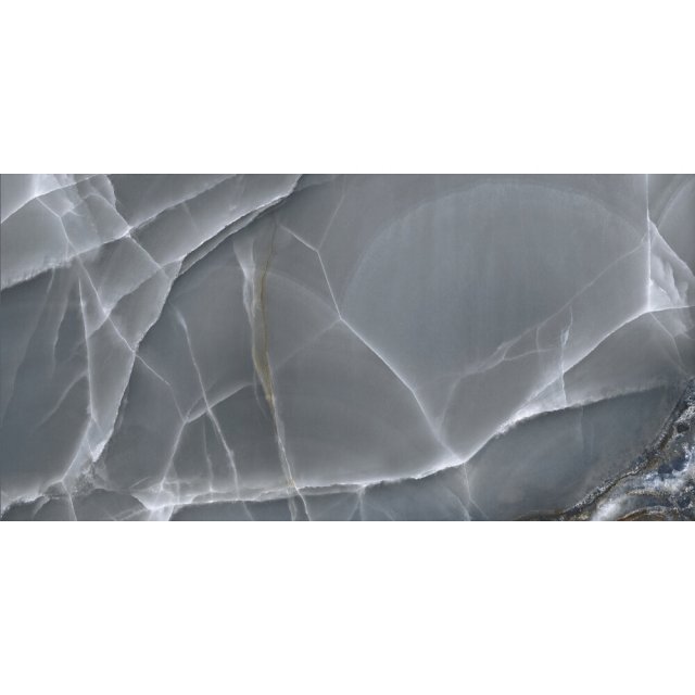 Gres szkliwiony hiszpański Baldocer ONYX BLEU PULIDO 60x120 gat. I #S