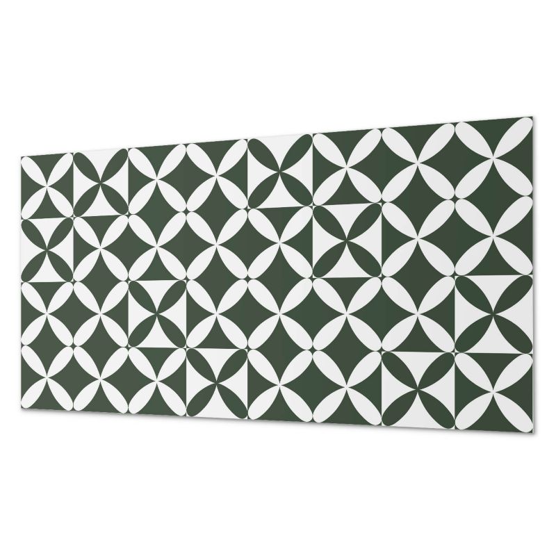 Okładzina Ścienna Z Grafiką PCV ArtPrintCave 120x60 cm Geometryczny wzór szachownica 1 szt.