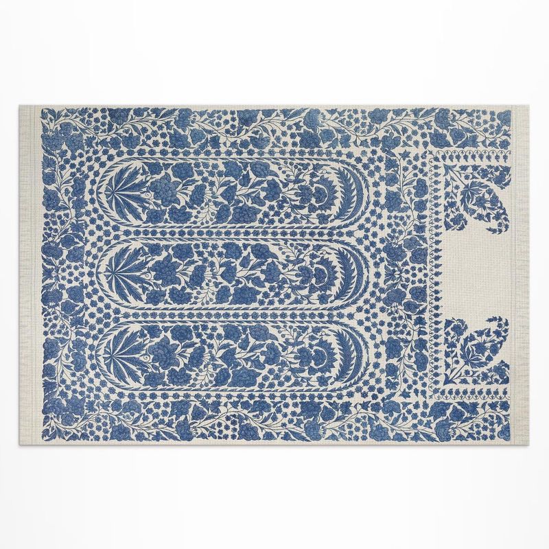 Dywan Winylowy Z Nadrukiem Wallfluent 100x150 cm Hipis w Dacca Sir Matthew Digby Wyatt 1 szt.