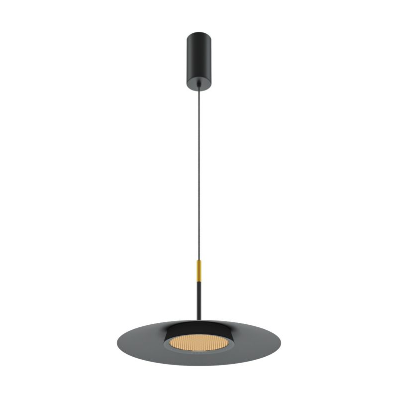 Lampa wisząca plaster miodu Maytoni EL czarna LED 12W 3000K 500lm IP20 - 1 szt.
