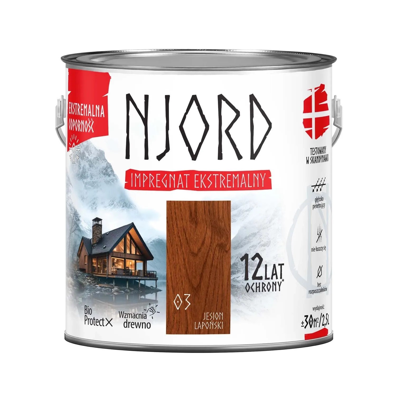 Impregnat Njord ekstremalny jesion lapoński 2,5l