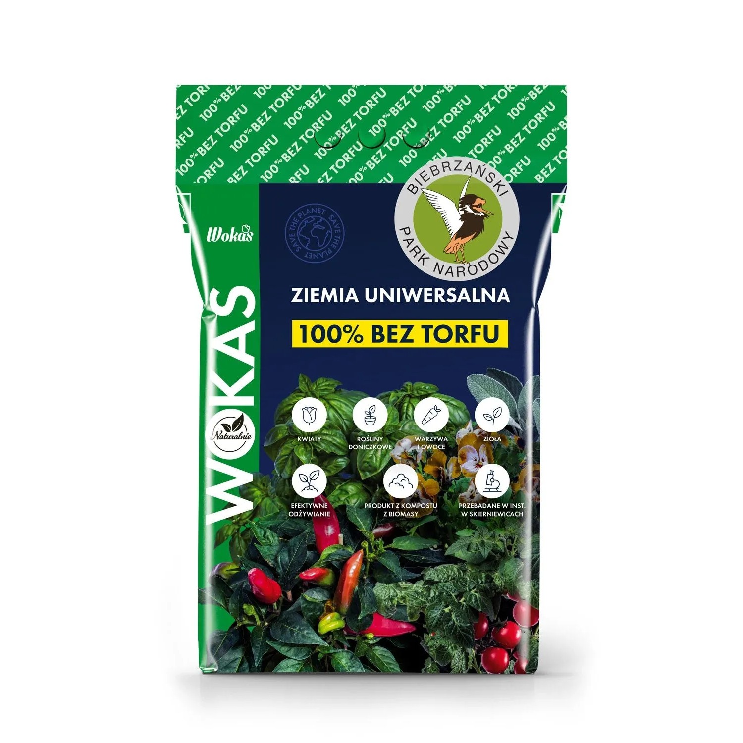 Wokas Podłoże uniwersalne Naturalnie 35L