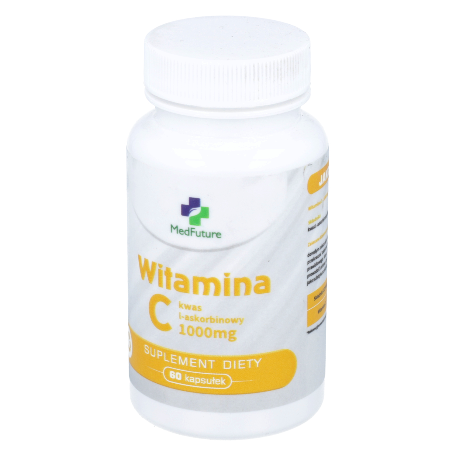 Medfuture witamina c kwas l-askorbinowy 1000 mg, 60 kapsułek