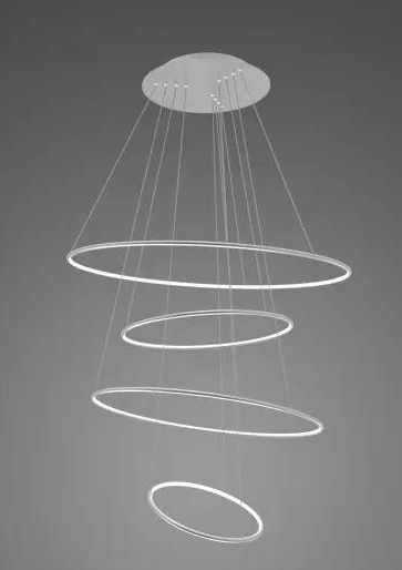 Altavola Design Led Shape lampa wisząca 1x106 W srebrna LA084/P_100_in_3k_silver_Dali