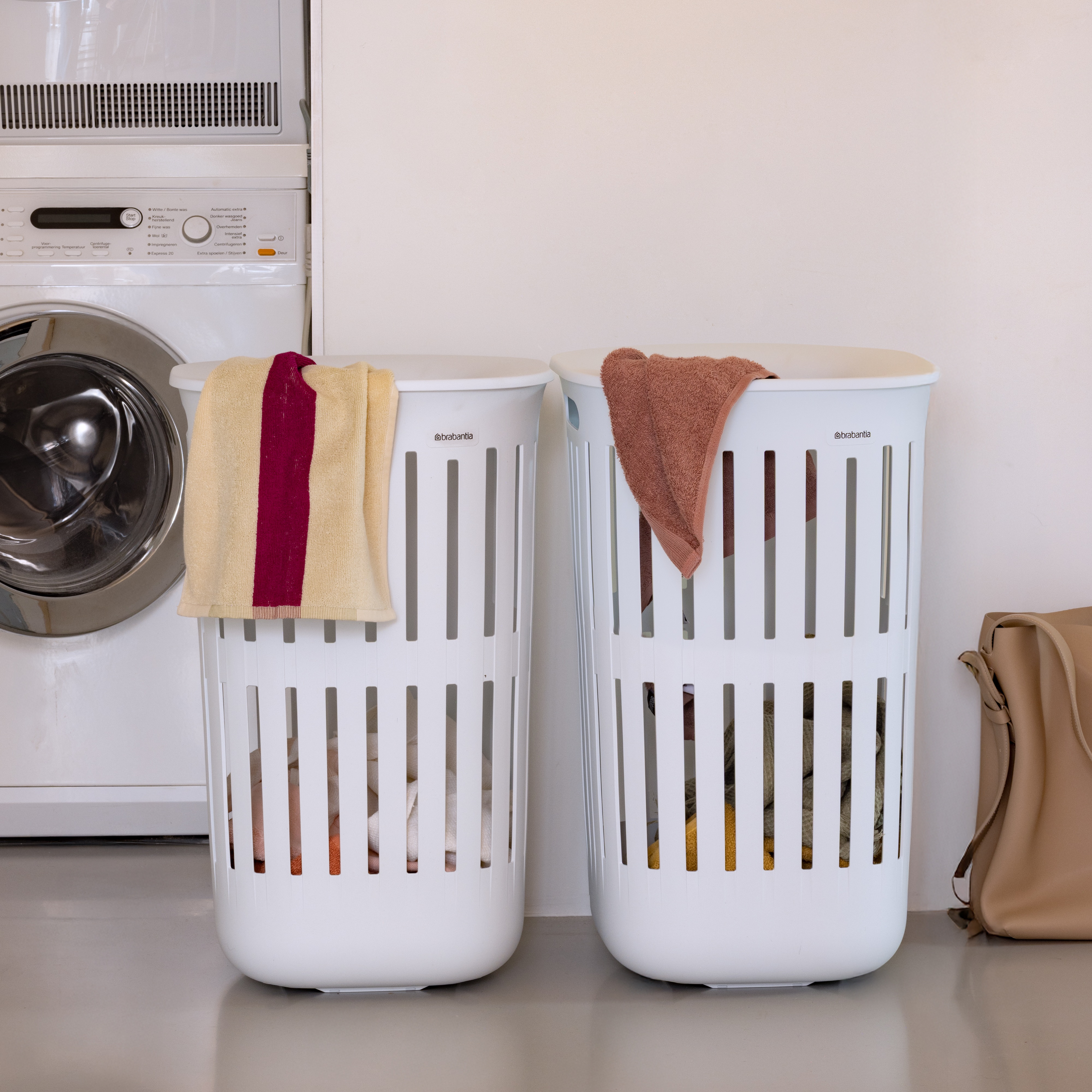 Brabantia Collect-It kosz na bieliznę i pranie 55 l (2 szt) biały 247880