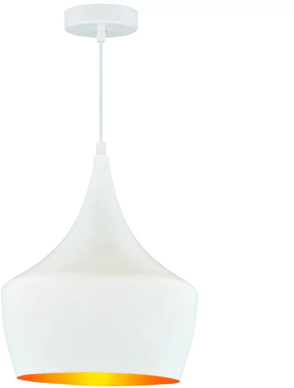 Goldlux Modern lampa wisząca 1x20 W biała 306760