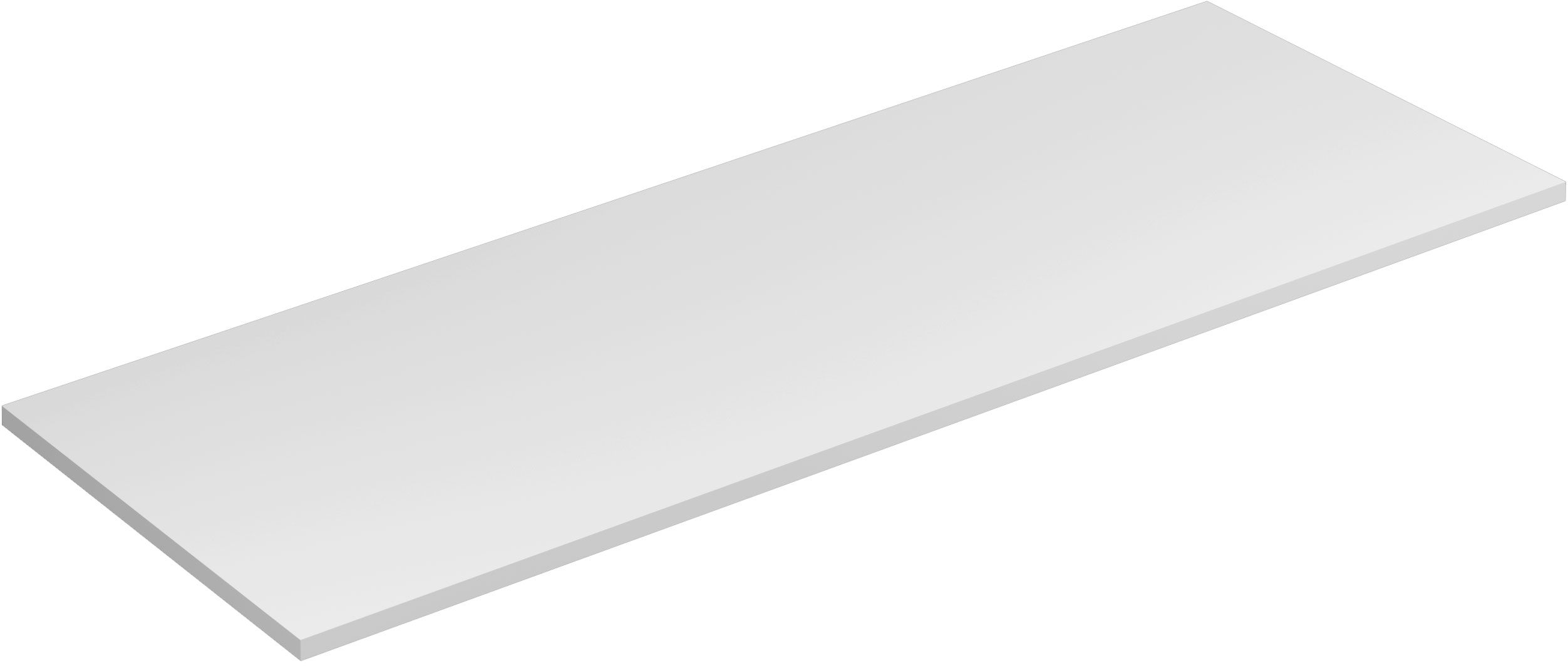 Kludi Icos blat naszafkowy 140x50 cm biały 50T14053