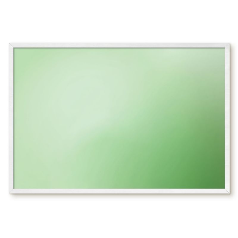Magnetyczna Tablica Ścienna Tulup 60x40 cm Zielona harmonia - Biała rama Do sypialni, salonu 1 szt.