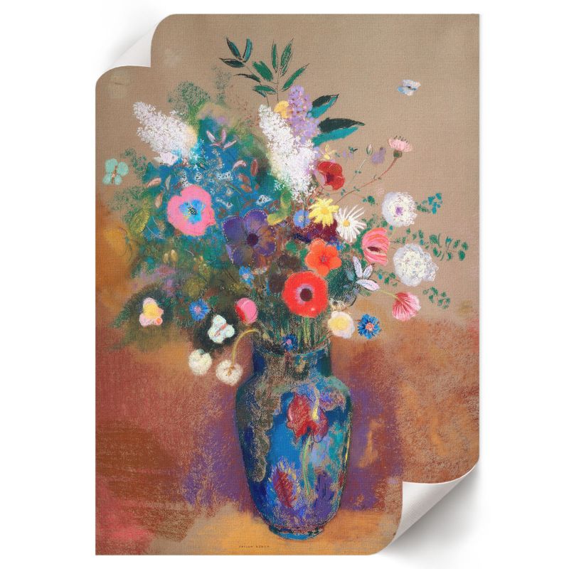 Plakat Do Sypialni ArtPrintCave 59,5x84 cm Bukiet kwiatów Odilon Redon 1 szt.