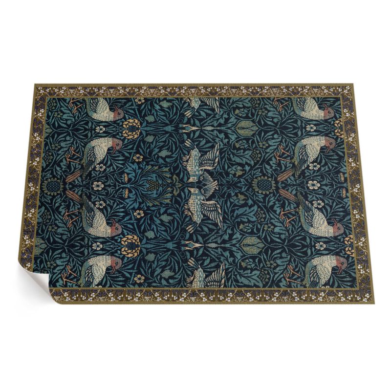 Dywan Winylowy Zewnętrzny ArtPrintCave 150x225 cm Ptak na polu William Morris 1 szt.