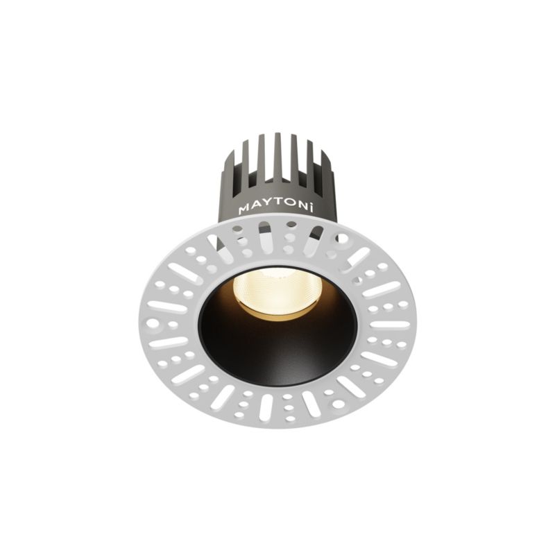 Oprawa wpuszczana oczko Maytoni DIP czarna LED 10W 3000K 1060lm IP20 wym:8,2x9,2x9,2cm - 1 szt.