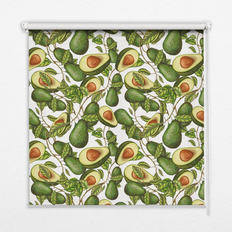 Roleta Wzorzysta Tulup 70x140 cm Avocado Montaż do ściany/sufitu 1 szt.
