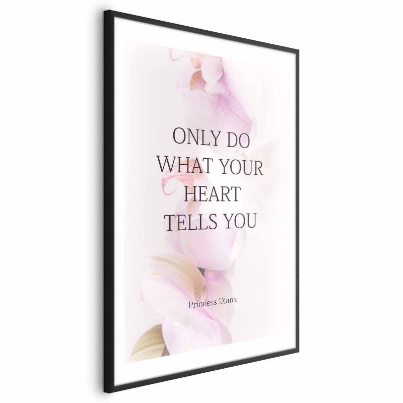 Plakat Artgeist Heart 21x30 cm z ramą czarną 1 szt