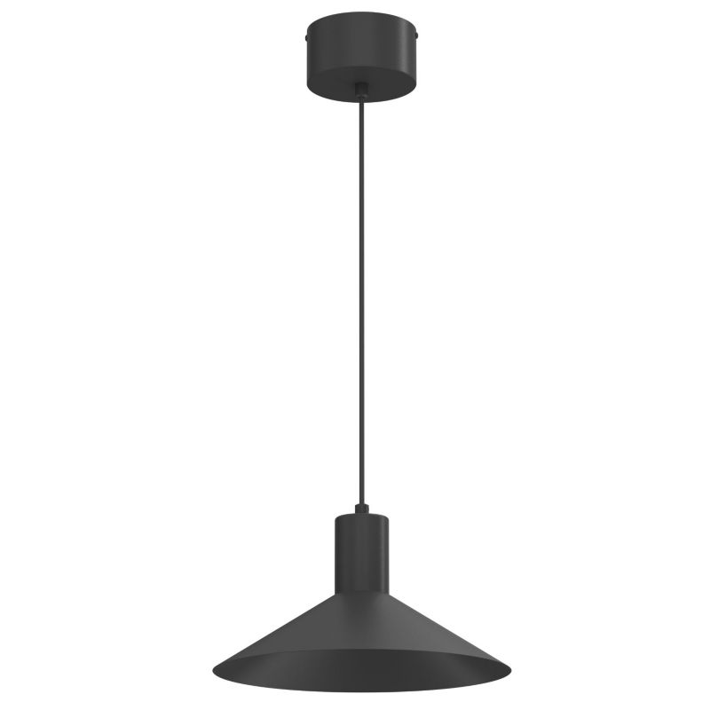 Lampa wisząca Luminex Nox czarna 1xGU10x8W IP20 wym:115x30x30cm - 1 szt.