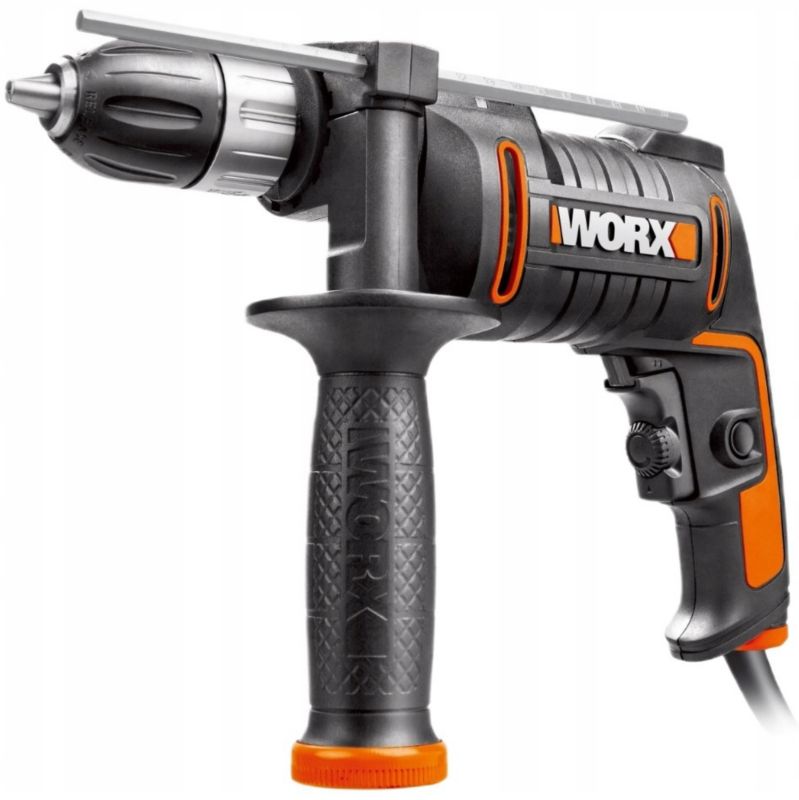 Wiertarka udarowa WORX WX317.2 600W uchwyt bezkluczykowy 13mm - 1 szt.