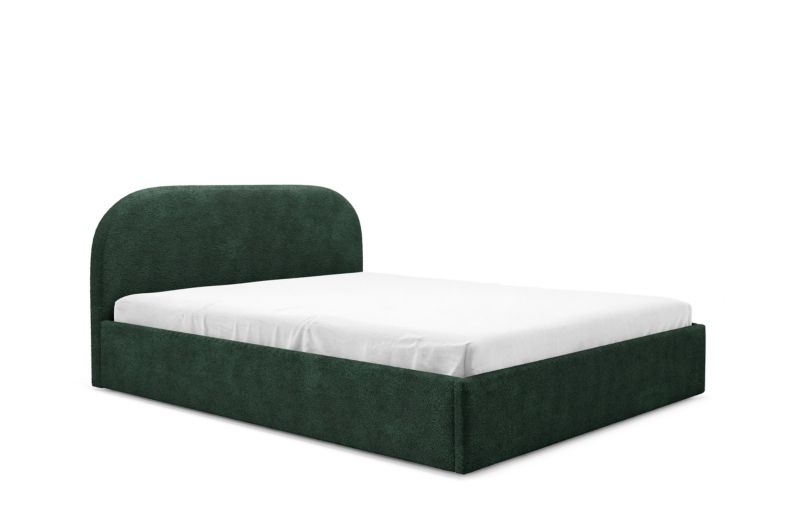 Łóżko MOON Sofello 160x200 boucle metalowy stelaż pojemnik Abriamo 09 1 szt.
