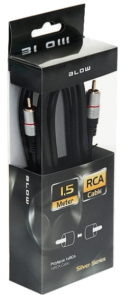 BLOW Kabel 1xRCA - 1xRCA (chinch) 1,5m 92-621 - Henryx24