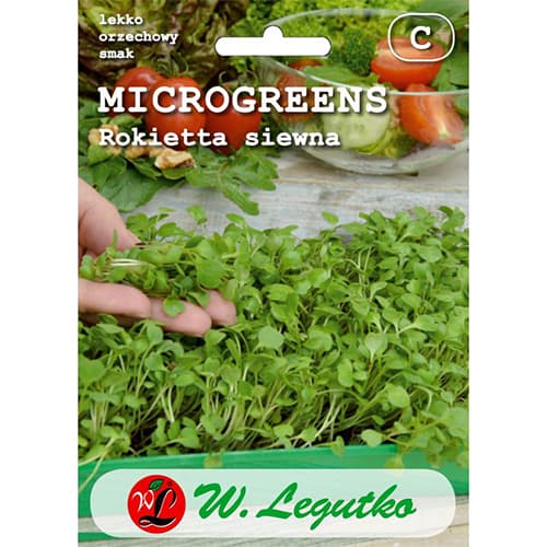 1 szt, Mikrogreen Rokietta - Nasiona: Ilość w opakowaniu: 2 g