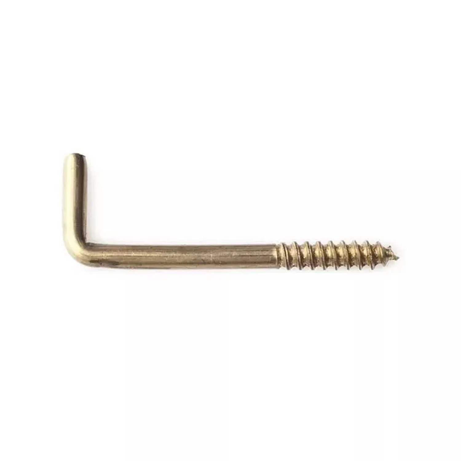 LUX-TOOLS Hak kątowy mosiądz 4x30mm 6szt.