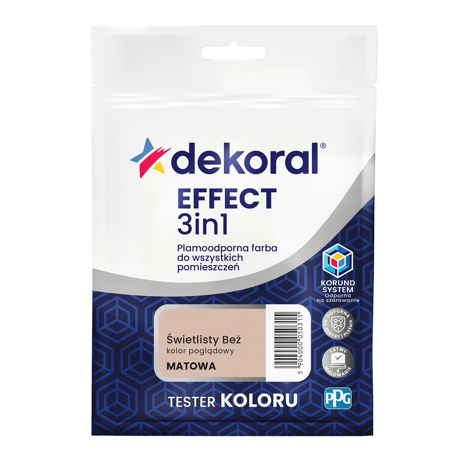 Tester farby Dekoral Effect 3w1 świetlisty beż 0,04l