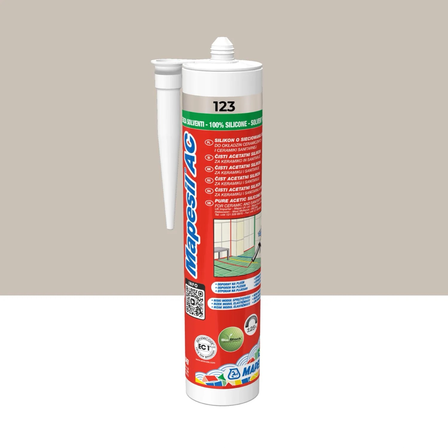 Mapei Silikon Mapesil Ac 123 antyczny biały 310 ml