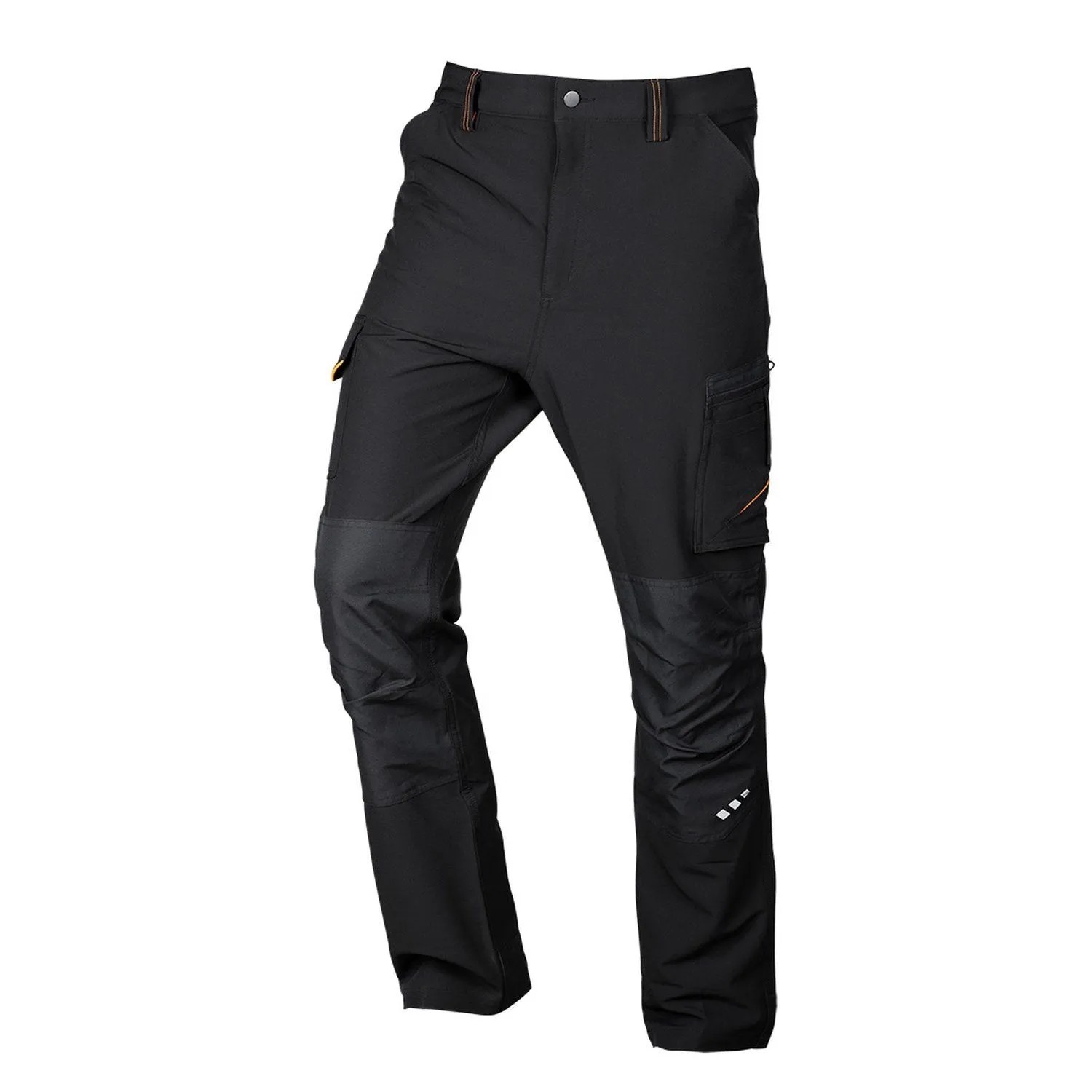 Neo Tools Spodnie robocze Mix&Match 4 way stretch czarno-pomarańczowe, roz. XL