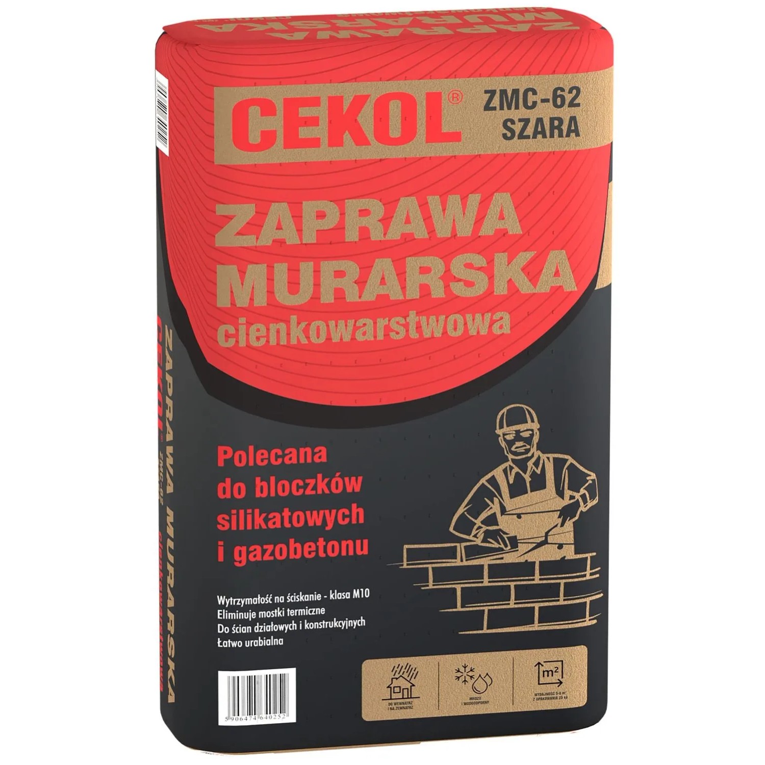 Cekol Zaprawa murarska szara ZMC-62 25 kg