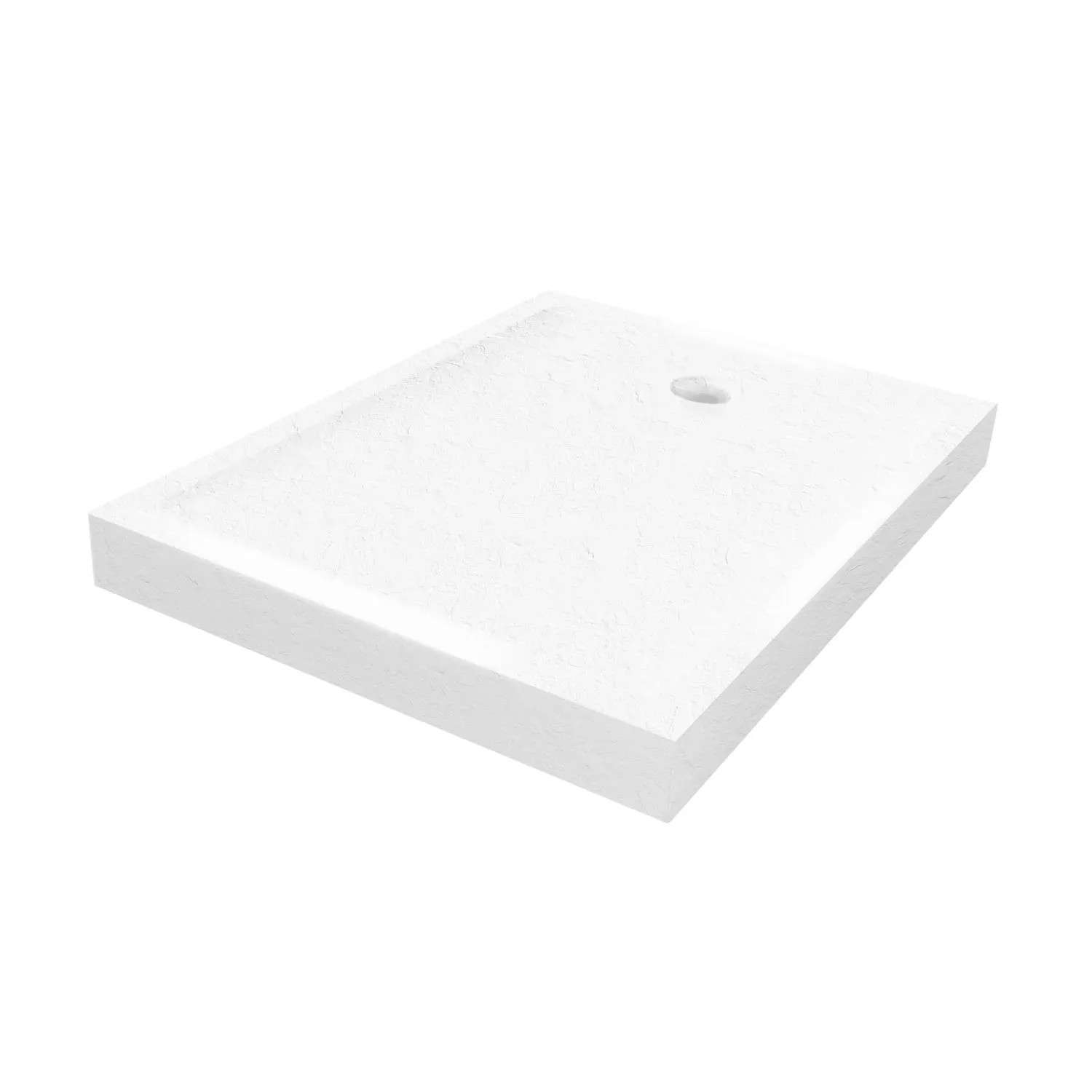 Signika Brodzik prostokątny Tauro 140 akryl biały 140 x 80 cm