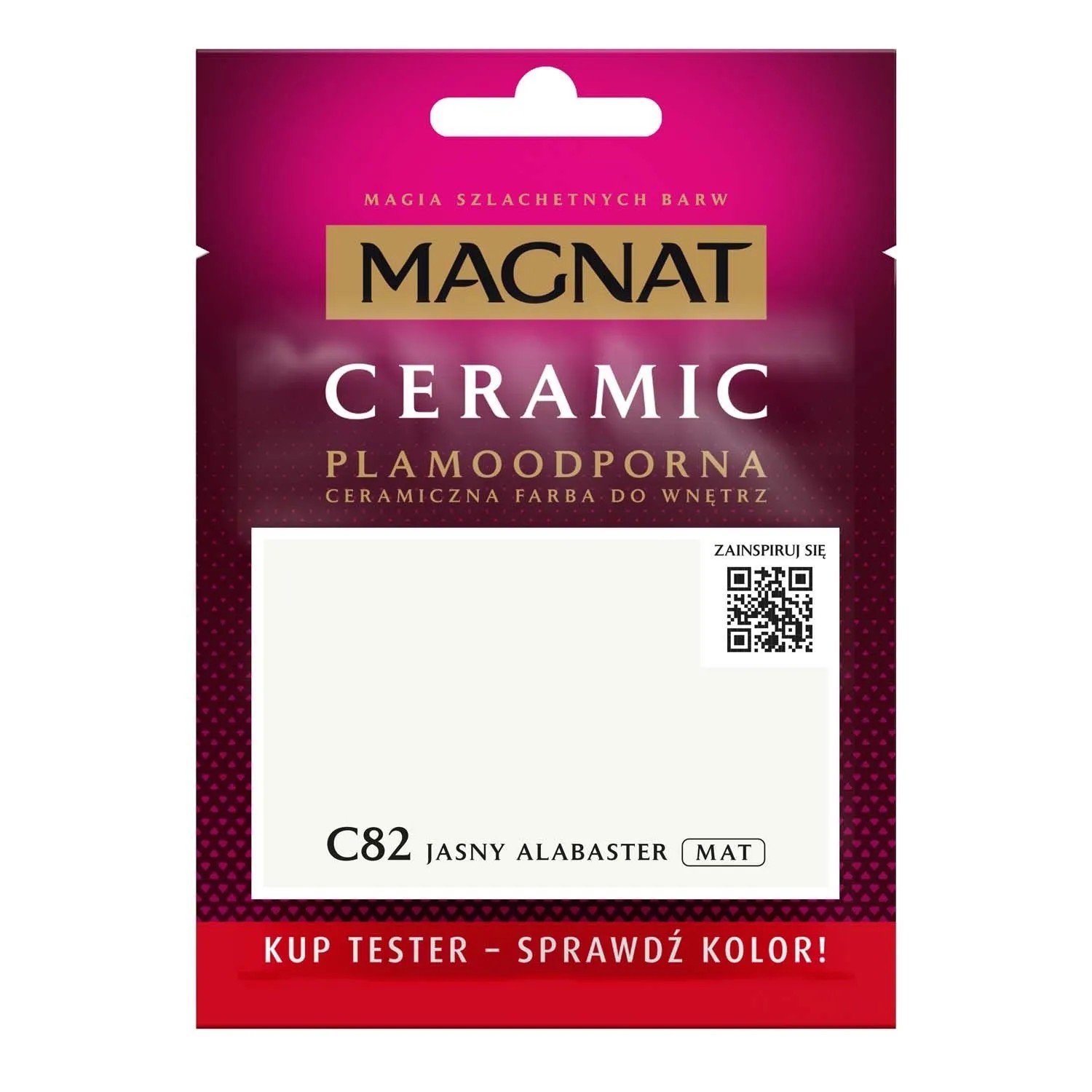 Tester farby Magnat Ceramic jasny alabaster 30ml