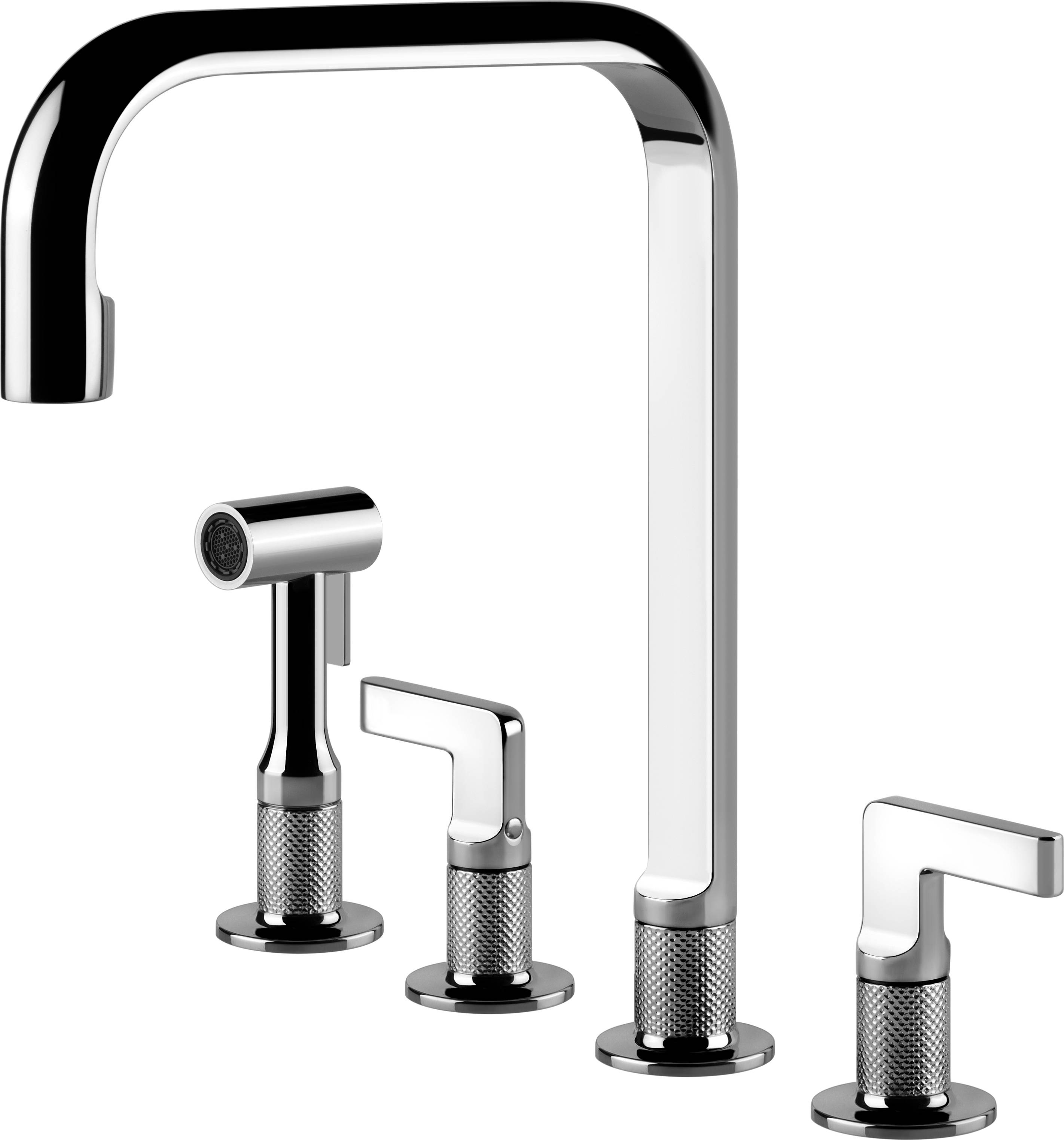 Gessi Inciso bateria kuchenna stojąca chrom 58703.031